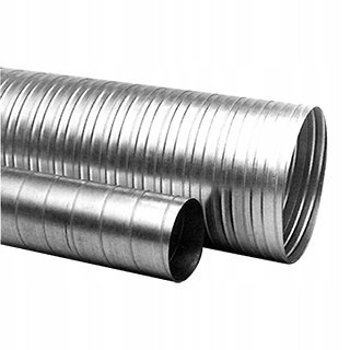 Galvanized pipe channel fi 125mm L - 1m