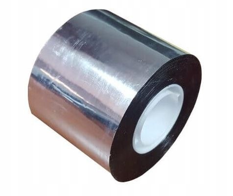 Metallized tape PP l-w-50m tin foil 75mm