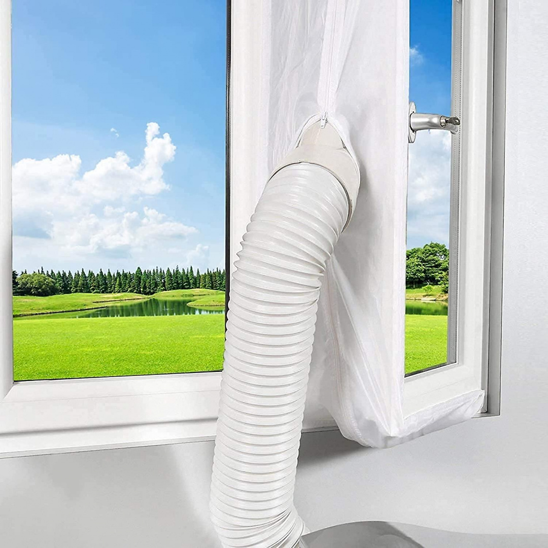 Seal sleeve to the air conditioner window ZipAir