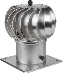 Swivel ventilation cap Ø 200 aluminium