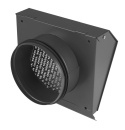 Wall-mounted ventilation air intake 160 graphite