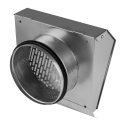 Wall-mounted air exhaust 160 inox stainless steel
